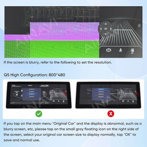 شاشة لمس 10.25 بوصة للوسائط المتعددة Audi Q5 (2009-2017) CarPlay Android Auto Upgrade Factory راديو السيارة يحتفظ بنظام الاستريو الأصلي (Linux Q5 Multimedia) in Kuwait