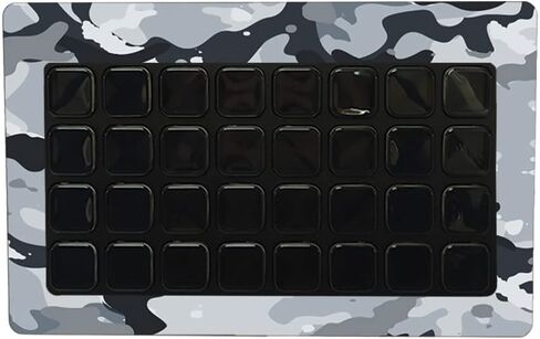 MightySkins Skin Compatible with Elgato Stream Deck XL - Gray Camouflage | Protective, Durable, and Unique Vinyl Decal wrap Cover | Easy to Apply, Remove, and Change Styles | Made in The USA in Saudi Arabia