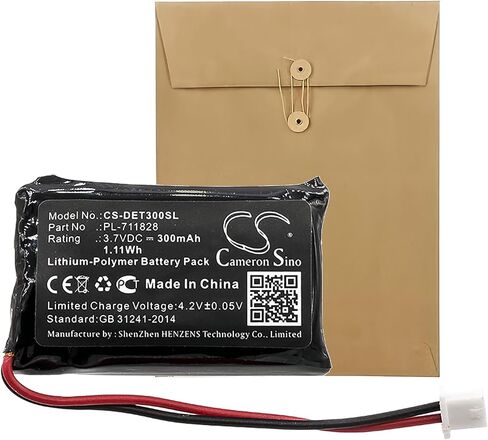 بطارية بديلة للمعلم ET-300,400,402,900,902,903,904 جهاز استقبال PN PL-711828 PL-711828N BL-100 BP-504 BP37TR 300 مللي أمبير نوع ليثيوم بوليمر in Kuwait