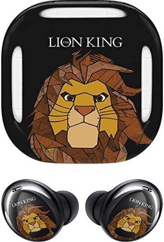 Skinit Decal Audio Skin Compatible with Galaxy Buds Pro - Officially Licensed Disney The Lion King Mosaic Simba Art Design in Saudi Arabia