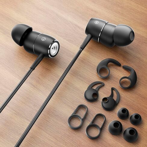 سماعات أذن USB C ENC مع مكالمات ميكروفون، سماعات أذن سلكية بخاصية إلغاء الضوضاء مع باس ديناميكي، (يمكن تركيب خطافات الأذن) DAC USB Type C سماعات أذن لهاتف iPhone 17 16 15 Pro Max Plus Air iPad Pro Samsung in Kuwait