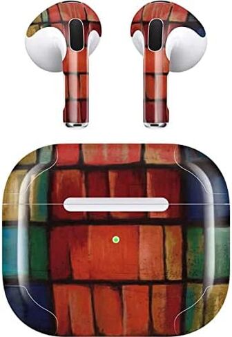 Skinit Decal Audio Skin Compatible with Apple AirPods (3rd Gen, 2021) - Skinit Originally Designed Stained Glass Design in Saudi Arabia