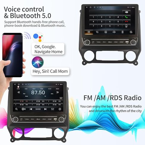 Car Radio for Chevrolet Silverado GMC Sierra 2014-2019 Stereo Replacement with Wireless Carplay Android Auto 10.1 inch Touch Screen Head Unit with GPS Bluetooth 4G WiFi DSP SWC FM/AM/RDS Backup Camera in Saudi Arabia