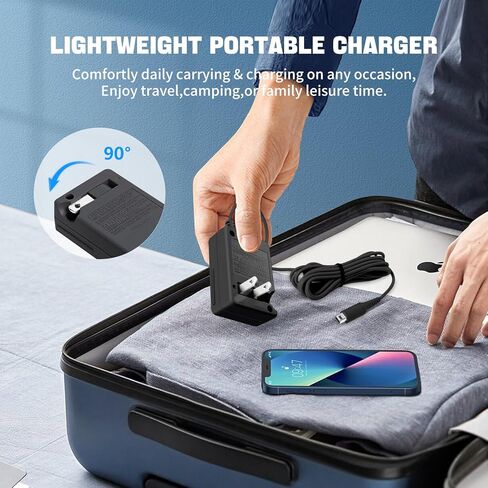 شاحن 3DS، شاحن 3DS متوافق مع 3DS XL، DSi XL، 3DS و2DS- محول حائط تيار متردد، سلك طاقة بديل عالمي 100-240 فولت لملحقات وحدة التحكم المحمولة (رمادي) in Kuwait