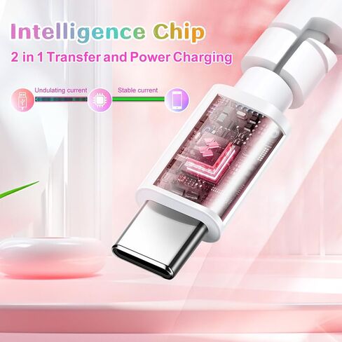 Aolcev لسلك شحن iPhone 5FT [معتمد من MFi] كابل شاحن سريع 66 وات سلك شاحن هاتف مطرز لطيف USB كابل شحن لهاتف iPhone 14 13 12 11 Pro Max 8 7 6 Plus iPad Pro/Air/Mini متعدد الألوان in Kuwait