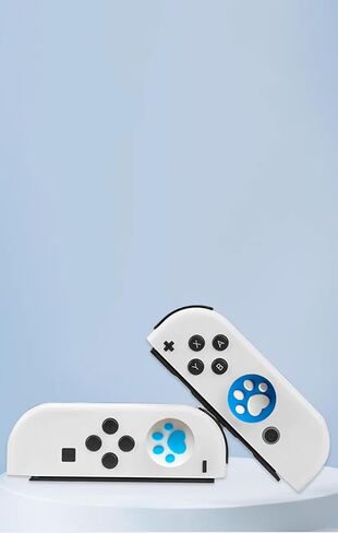 غطاء عصا التحكم من السيليكون لـ NS 24 قطعة، أغطية قبضة الإبهام لجهاز تحكم Nintendo Switch/Lite/OLED، يمكن إعادة استخدامها ودمجها بحرية (02) in Kuwait