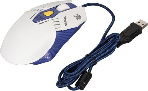 RGB Gaming Mouse, Wired Gaming Mouse with 7200 DPI, Programmable Buttons, Backlit Modes, USB Mouse Support DIY Rapid Fire (White) in Saudi Arabia
