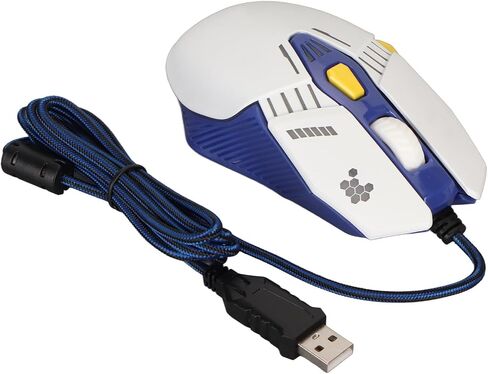 RGB Gaming Mouse, Wired Gaming Mouse with 7200 DPI, Programmable Buttons, Backlit Modes, USB Mouse Support DIY Rapid Fire (White) in Saudi Arabia