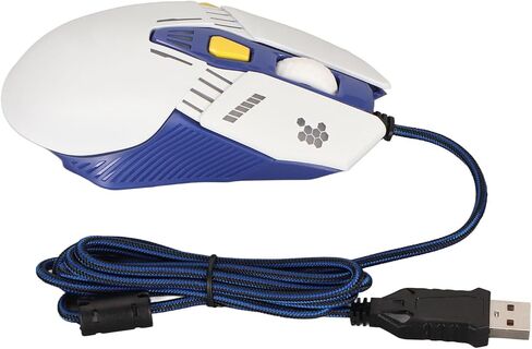 RGB Gaming Mouse, Wired Gaming Mouse with 7200 DPI, Programmable Buttons, Backlit Modes, USB Mouse Support DIY Rapid Fire (White) in Saudi Arabia