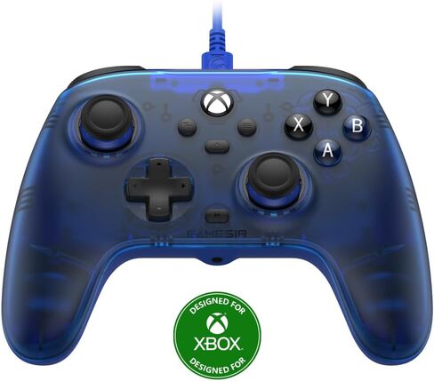 وحدة تحكم سلكية GameSir T7 لأجهزة Xbox Series X|S وXbox One وWindows 10/11، لوحة ألعاب التوصيل والتشغيل مع عصا التحكم بتأثير Hall/مشغل Hall، ومقبس صوت 3.5 مم - أبيض (متجدد) in Kuwait