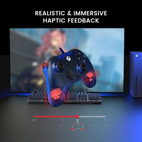وحدة تحكم سلكية GameSir T7 لأجهزة Xbox Series X|S وXbox One وWindows 10/11، لوحة ألعاب التوصيل والتشغيل مع عصا التحكم بتأثير Hall/مشغل Hall، ومقبس صوت 3.5 مم - أبيض (متجدد) in Kuwait