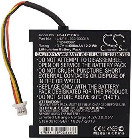 بطارية بديلة متوافقة مع لوجيتك G930، سماعة الألعاب G930، سماعة G930، MX Revolution، رقم القطعة: 533-000018، F12440097، L-LY11 600 مللي أمبير/3.7 فولت in Kuwait