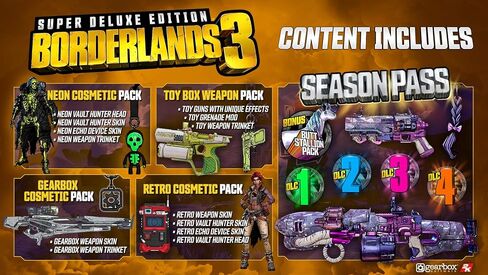 Borderlands 3 Super Deluxe Edition للبلاي ستيشن 4 (متجددة) in Kuwait