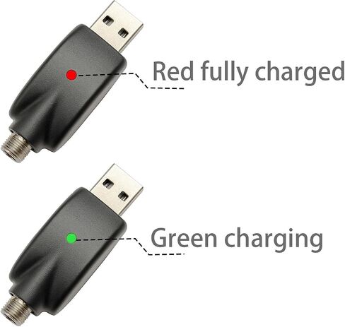 Compatible with 510 Thread Port, USB Smart Charging Cable, Overcharge Protection Adapter with LED Indicator for Household Wireless Soldering Iron, 3-Piece Set (3, Black) in Saudi Arabia