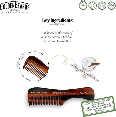 Moustache Wax & Small Comb Get the BEST Moustache Wax KIT with a 2.8 inch Comb at BEST Price! Get this combo ordering these two products! in Saudi Arabia