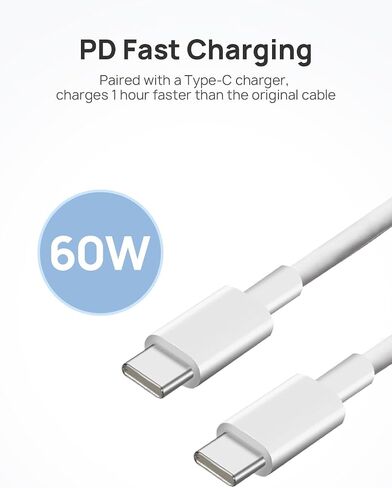 AFERIY USB C to USB C Cable, Type C 60W Fast Charging Cable, 1m/3.3ft in Saudi Arabia