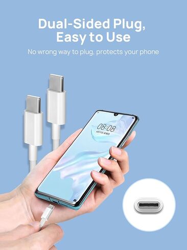 AFERIY USB C to USB C Cable, Type C 60W Fast Charging Cable, 1m/3.3ft in Saudi Arabia