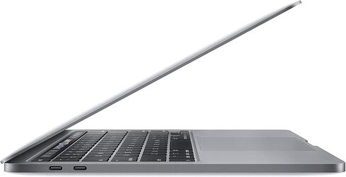 2020 Apple MacBook Pro مع معالج Intel Core i7 بسرعة 2.3 جيجاهرتز (13 بوصة، 16 جيجابايت من ذاكرة الوصول العشوائي، 512 جيجابايت SSD) رمادي غامق (متجدد) in Saudi Arabia