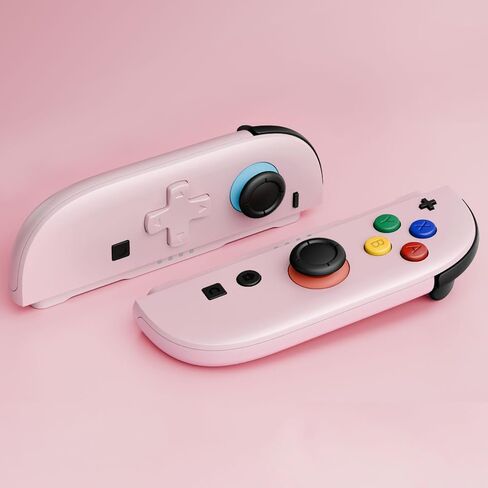eXtremeRate DIY Replacement Shell (D-Pad Ver) Buttons for Joycon 2, Custom Full Set Housing + Decorative Strips + Middle Bracket + Buttons for Nintendo Switch 2 Controller - Deluxe Version - Black in Saudi Arabia