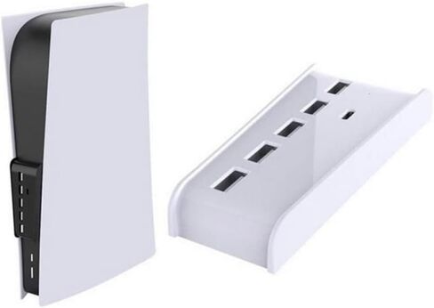 6 Ports Extend USB Hub Adapter High Speed Splitter for PS5 Gaming Device Parts Accessories in Saudi Arabia