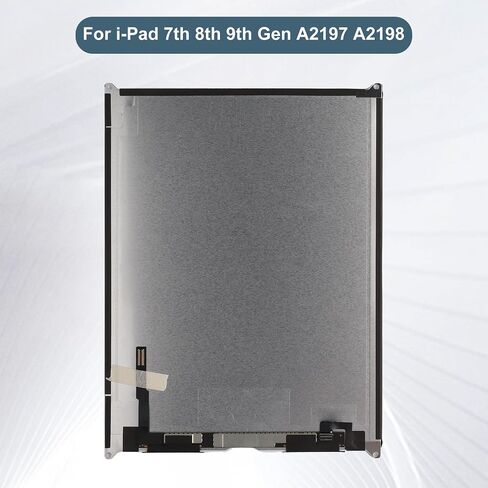 شاشة LCD متوافقة مع iPad 7th 8th 9th Gen A2197 A2198 A2200 A2270 A2428 10.2 بوصة شاشة LCD تعمل باللمس مع أدوات (LCD فقط، لا تشمل محول رقمي يعمل باللمس) in Saudi Arabia