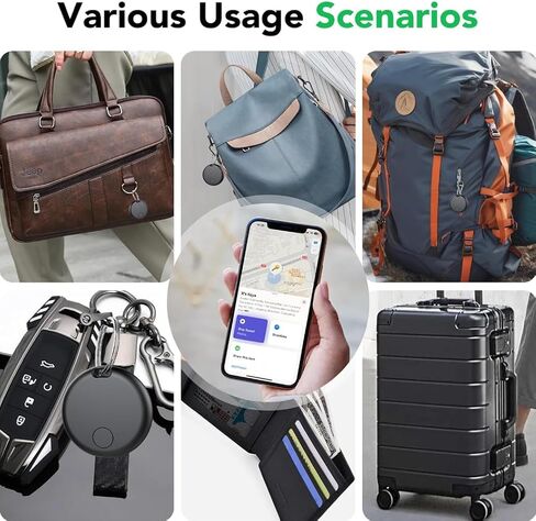 2025 NewGPS [Apple MFi Certified] Air Tracker Smart Bluetooth Tracker, Item Finder Works with, Trakcer Tag Locator for Keys, Luggage, Satchel, Backpack etc.Both iOS and Android Compatible. in Saudi Arabia