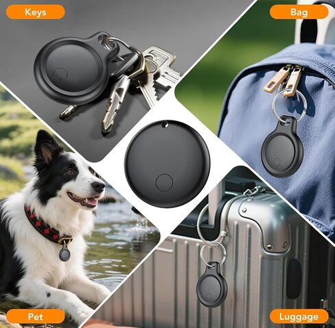 2025 NewGPS [Apple MFi Certified] Air Tracker Smart Bluetooth Tracker, Item Finder Works with, Trakcer Tag Locator for Keys, Luggage, Satchel, Backpack etc.Both iOS and Android Compatible. in Saudi Arabia