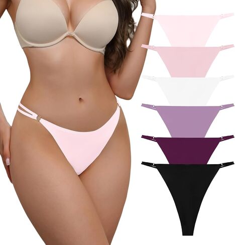 5 حزمة G -string Thongs Women - Seamfless Sexy Dexy Defer in Kuwait