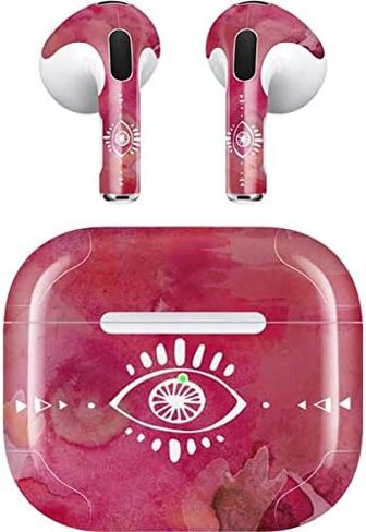 Skinit Decal Audio Skin Compatible with Apple AirPods (3rd Gen, 2021) - Skinit Originally Designed Desert Evil Eye Design in Saudi Arabia