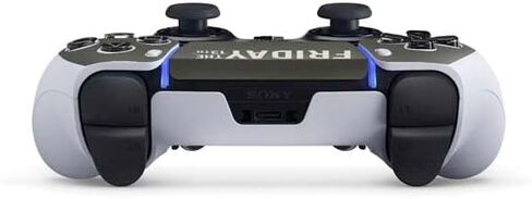 غلاف Skinit المخصص للألعاب متوافق مع وحدة تحكم PS5 DualSense Edge Pro - مرخص رسميًا من Warner Bros Friday The 13th Jason Voorhees Pattern Design in Kuwait