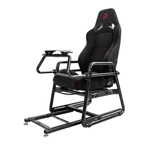 قمرة قيادة السباق ES، متوافقة مع Thrustmaster، Fanatec، Moza Racing، Logitech وSimagic، مع ارتفاع قابل للتعديل، هيكل سريع التحرير، تبديل متعدد الأوضاع، متوافق مع عجلات تصل إلى 10NM in Kuwait