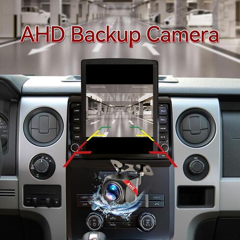 9.7" Android 14 Car Radio Compatible with Ford F150 2009 2010 2011 2012 Manual AC Upgrade, Car Stereo Replacement Wireless CarPlay & Android Auto, WiFi/BT/FM/SWC/GPS/1080P AHD Backup Camera/2+64G in Kuwait