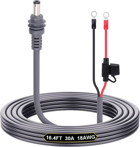 كابل تمديد وصلات حلقات Mi-ni O Rings من Star Links، سلك طاقة DC 18AWG Satellite، كابل بطارية صغير Star Links مع حامل شفرات IP65 للتخييم البحري لشاحنة RVs (/10FT) in Saudi Arabia