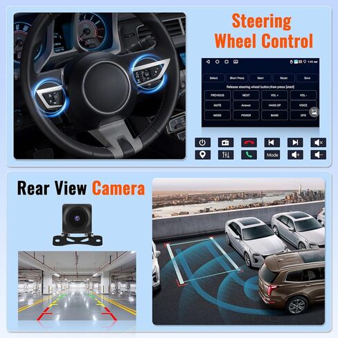 4+128GB Android 15 Car Radio for Hyundai Tucson 2006-2013 Wireless Carplay Android Auto, Realdio Car Stereo with 10.1" in-Cell Touch Screen for Tucson WiFi Bluetooth GPS FM/RDS EQ SWC + Backup Camera in Saudi Arabia