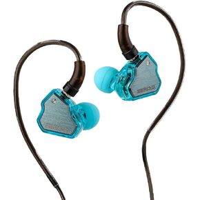 7Hz x Crinacle Zero:2 in Ear Monitor, Updated 10mm Dynamic Driver IEM Earphones, HiFi Wired Earbuds, with OFC IEM Cable for Gaming & Music Audiophiles (No Mic 3.5mm, Blue) in Kuwait