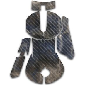 MightySkins Carbon Fiber Skin Compatible with SteelSeries Rival 5 Gaming Mouse - Stormy Marble | Protective, Durable Textured Carbon Fiber Finish | Easy to Apply and Change Styles | Made in The USA in Kuwait