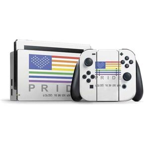غلاف Skinit المخصص للألعاب متوافق مع حزمة Nintendo Switch - تصميم Love is Equal in Kuwait