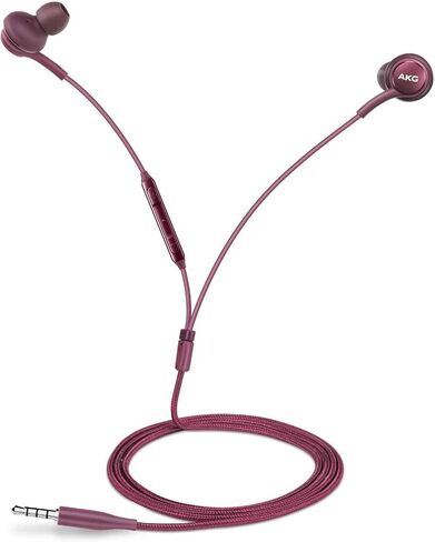 Wired 3.5MM Jack Durable Earphones Earbuds w Microphone and Volume Control, Deep Bass Clear Sound Noise Isolating in Ear Headphones, Compatible with Motorola Moto Z4 Tuned by AKG in Saudi Arabia