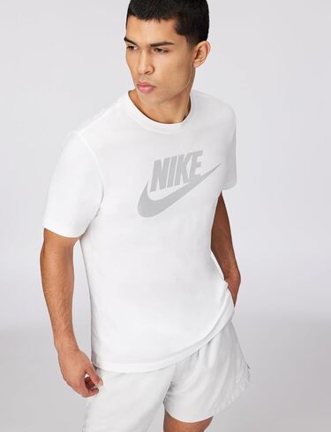 Nike Sportswear Men's T-Shirt AR5004 (Black/White, Small) in Saudi Arabia