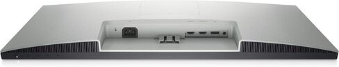 ديل شاشة S3221QS منحنية 4K UHD، VA، شاشة بحواف رفيعة للغاية، تقنية AMD فري سينك، HDMI، منفذ عرض، مكبرات صوت مدمجة، معتمدة من فيسا، فضي in Kuwait