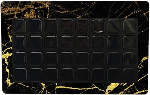 MightySkins Skin Compatible with Elgato Stream Deck XL - Black Gold Marble | Protective, Durable, and Unique Vinyl Decal wrap Cover | Easy to Apply and Change Styles | Made in The USA in Saudi Arabia
