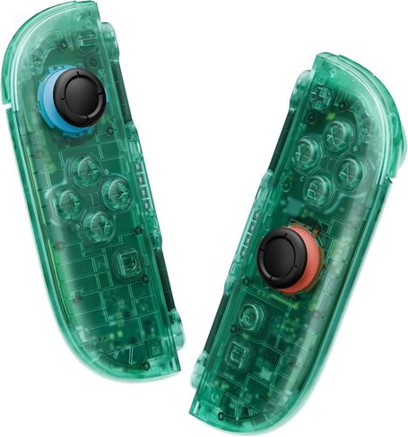 أزرار غلاف بديلة لـ Joycon 2، حافظة كاملة مخصصة + شرائط زخرفية + دعامة وسطية + أزرار لوحدة تحكم Nintendo Switch 2 - إصدار فاخر - أرجواني ذري شفاف in Saudi Arabia