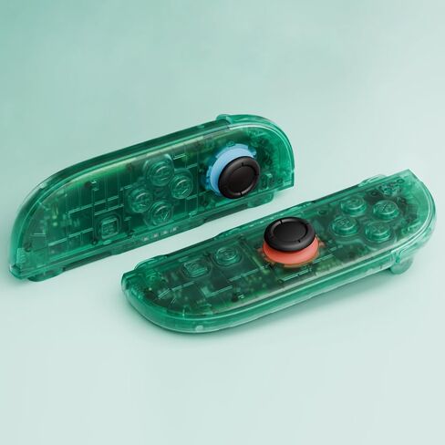 أزرار غلاف بديلة لـ Joycon 2، حافظة كاملة مخصصة + شرائط زخرفية + دعامة وسطية + أزرار لوحدة تحكم Nintendo Switch 2 - إصدار فاخر - أرجواني ذري شفاف in Saudi Arabia