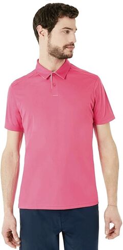 Oakley Men's AERO Ellipse Polo, Blackout Lt HTR, S in Saudi Arabia