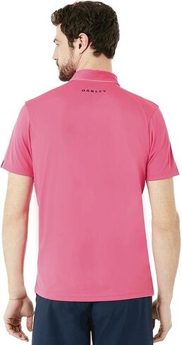 Oakley Men's AERO Ellipse Polo, Blackout Lt HTR, S in Saudi Arabia
