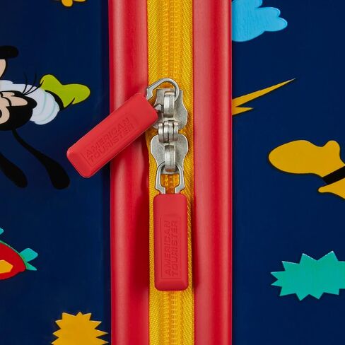 American Tourister Minnie Mouse Carry-On Luggage - Airline Approved, Durable Hardshell with Vibrant Minnie Mouse Design - Roll Confidentially with Spinner Wheels & Colorful Adjustable Handle in Saudi Arabia