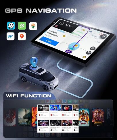 4G + 128G Android 15 ستيريو سيارة لأودي TT 2006-2014، CarPlay Android Auto، 9 بوصات Incell HD تعمل باللمس ستيريو سيارة مع نظام تحديد المواقع العالمي، WiFi، Bluetooth 5.0، FM، 32 EQ، SWC، كاميرا احتياطية in Kuwait
