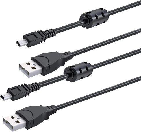 Replacement USB Camera Data Charger Charging Cable Cord for Fujifilm X10, X20, XF1, FinePix S4500 S4200 JX650 JX660 JX675 JX680 AX385 AX500 AX510 AX550 J10 J100 J12 J26 J27 J28 J29 J30 J32 J35 & More in Saudi Arabia