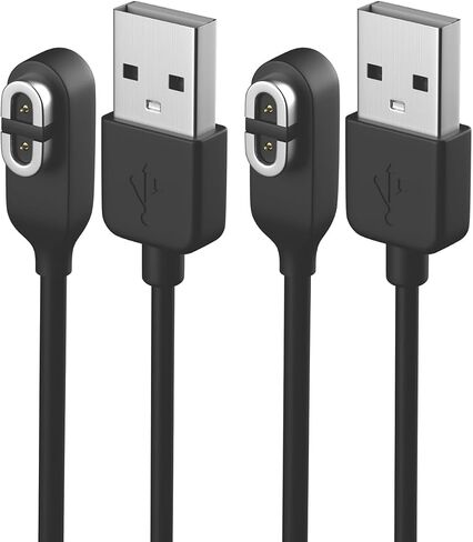 𝟐𝐏𝐚𝐜𝐤 لكابل شحن Shokz شاحن مغناطيسي USB لسماعات Aftershokz Aeropex AS800، Shokz OpenRun، OpenRun Pro، OpenRun Mini، OpenComm Bone Conduction Headphones [3.3FT] in Saudi Arabia
