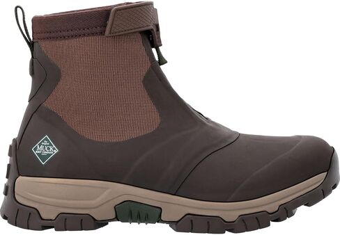 The Original Muck Boot Company, Men's Apex Mid Zip, Size 14, Dark Brown in Saudi Arabia